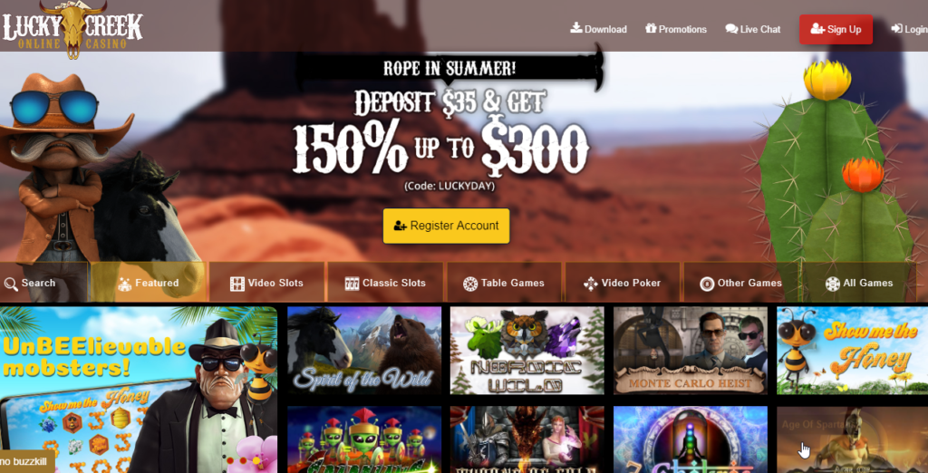 free spin codes for lucky creek casino